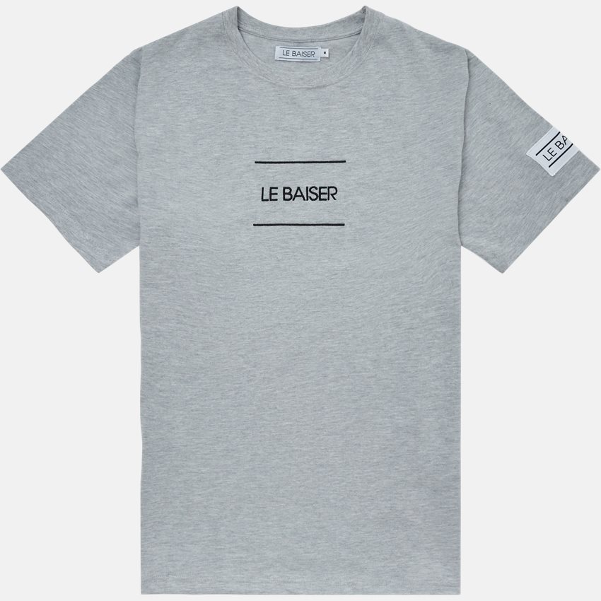 Le Baiser T-shirts CAEN GREY MELANGE